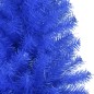 Árvore de Natal artificial com suporte 210 cm PVC azul