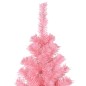 Árvore de Natal artificial com suporte 210 cm PVC rosa