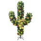 Cato de Natal com suporte e LEDs PVC 180 cm verde