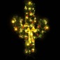 Cato de Natal com suporte e LEDs PVC 180 cm verde