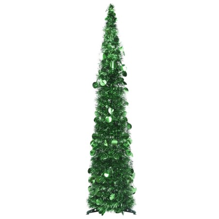 Árvore de Natal pop-up artificial 120 cm PET verde