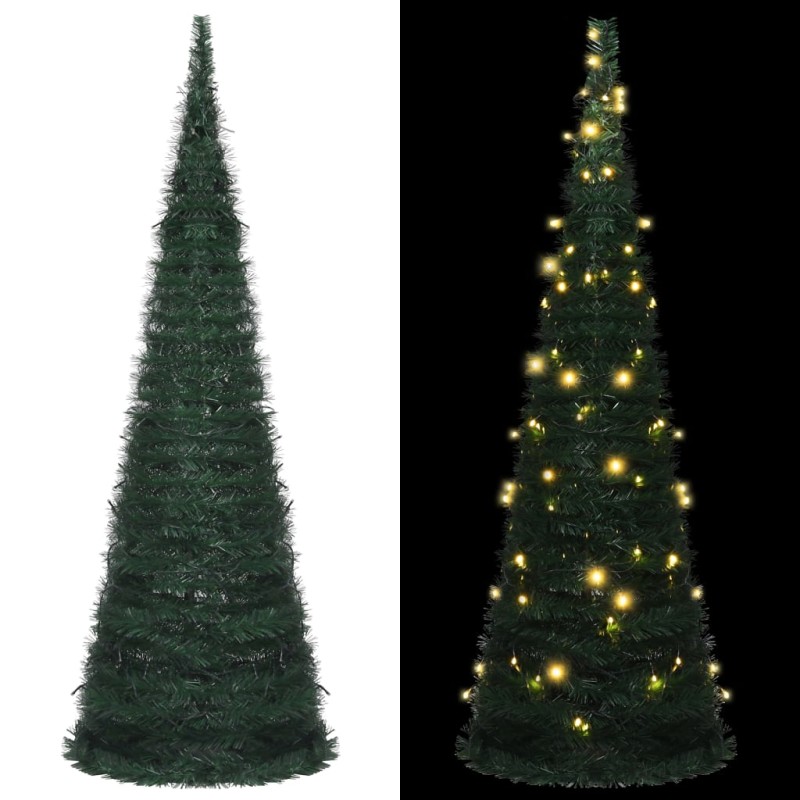 Árvore Natal pop-up artificial pré-iluminada 180 cm verde-Árvores de Natal-Home Retail