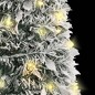 Árvore de Natal artificial pop-up c/ 200 luzes LED e neve 210cm