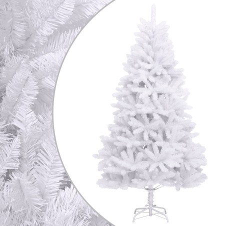 Árvore de Natal artificial articulada com suporte 300 cm branco