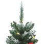 Árvores de Natal artificiais 2 pcs 100 LEDs 120 cm verde/branco