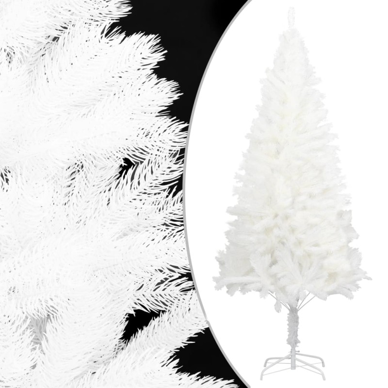 Árvore de Natal artificial agulhas realistas 120 cm branco-Árvores de Natal-Home Retail