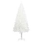 Árvore de Natal artificial agulhas realistas 120 cm branco