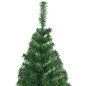 Árvore de Natal artificial com ramos grossos 180 cm PVC verde