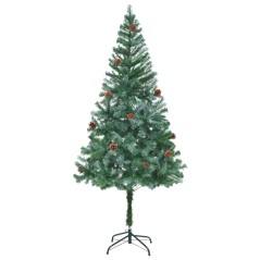 Árvore de Natal artificial com pinhas 180 cm