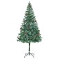 Árvore de Natal artificial com pinhas 180 cm