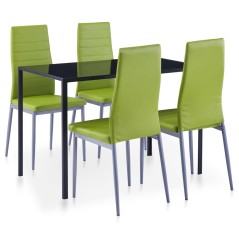 Conjunto de jantar 5 pcs verde