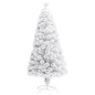 Árvore Natal artificial pré-iluminada 120 cm fibra ótica branco