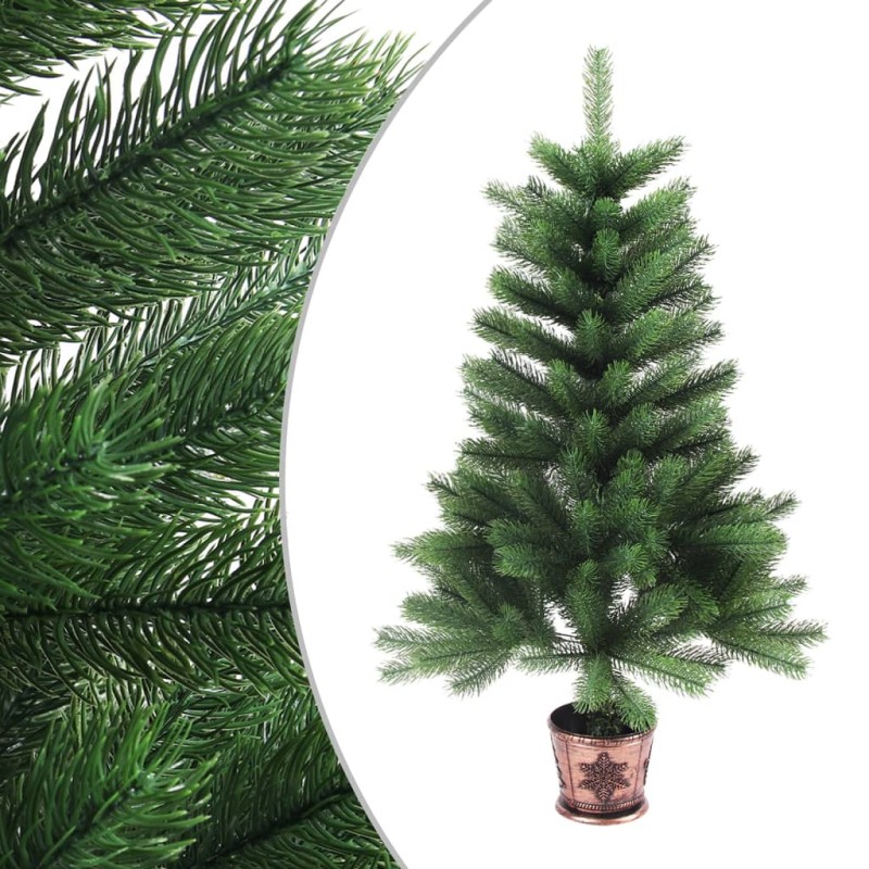 Árvore de Natal artificial agulhas realistas 90 cm verde-Árvores de Natal-Home Retail