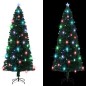 Árvore de Natal pré-iluminada c/ suporte 240 cm fibra ótica