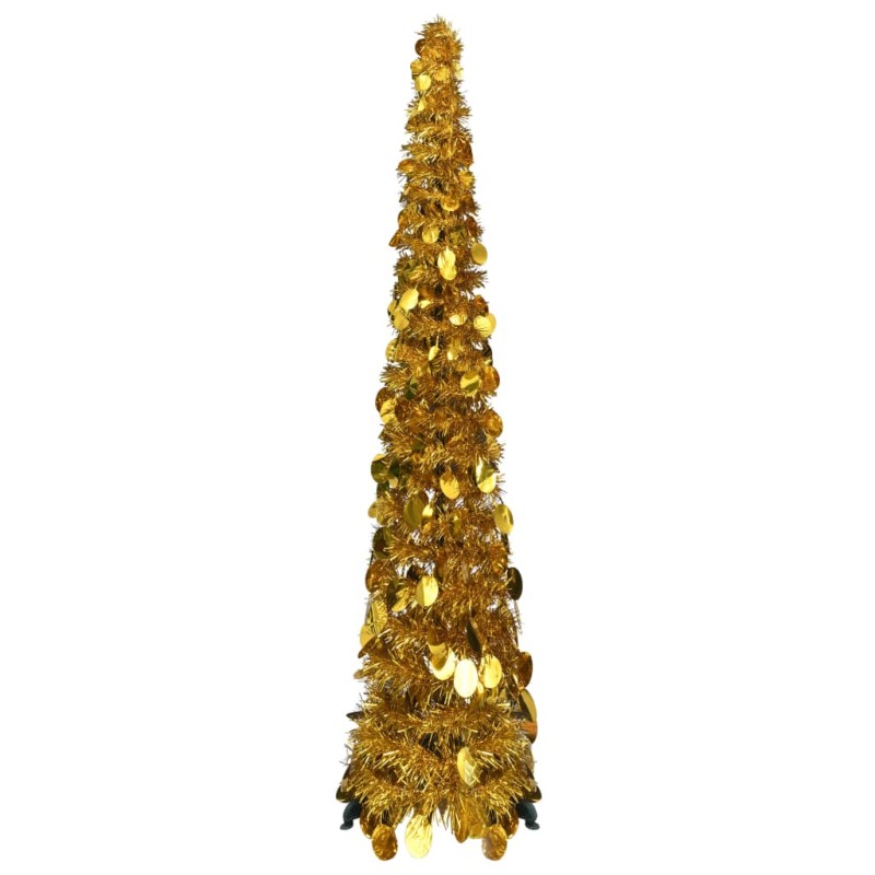 Árvore de Natal pop-up artificial 120 cm PET dourado-Árvores de Natal-Home Retail