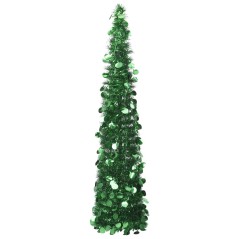 Árvore de Natal pop-up artificial 150 cm PET verde