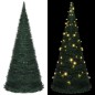 Árvore Natal pop-up artificial pré-iluminada 210 cm verde