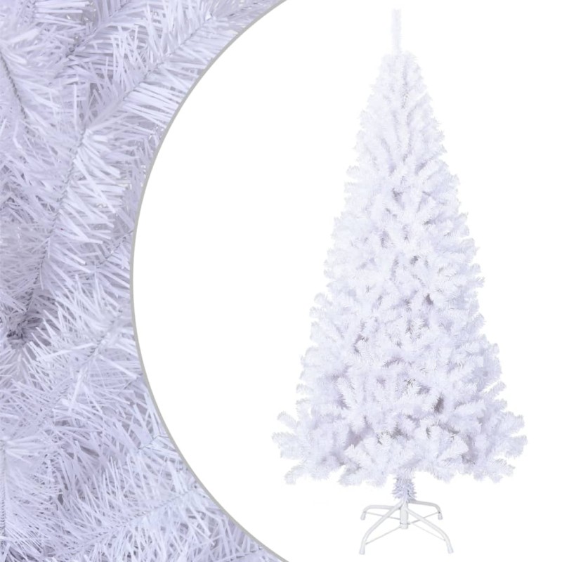 Árvore de Natal artificial com ramos grossos 240 cm PVC branco-Árvores de Natal-Home Retail