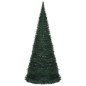 Árvore Natal pop-up artificial pré-iluminada 210 cm verde