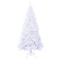 Árvore de Natal artificial com ramos grossos 240 cm PVC branco