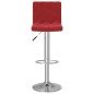 Bancos de bar 2 pcs veludo vermelho tinto