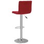 Bancos de bar 2 pcs veludo vermelho tinto