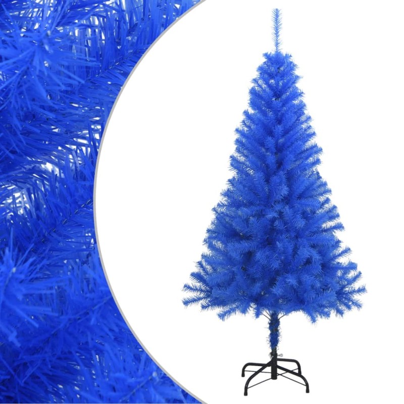 Árvore de Natal artificial com suporte 120 cm PVC azul-Árvores de Natal-Home Retail