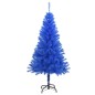 Árvore de Natal artificial com suporte 120 cm PVC azul