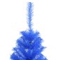 Árvore de Natal artificial com suporte 120 cm PVC azul