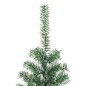 Árvore de Natal artificial c/ flocos de neve 120 cm verde