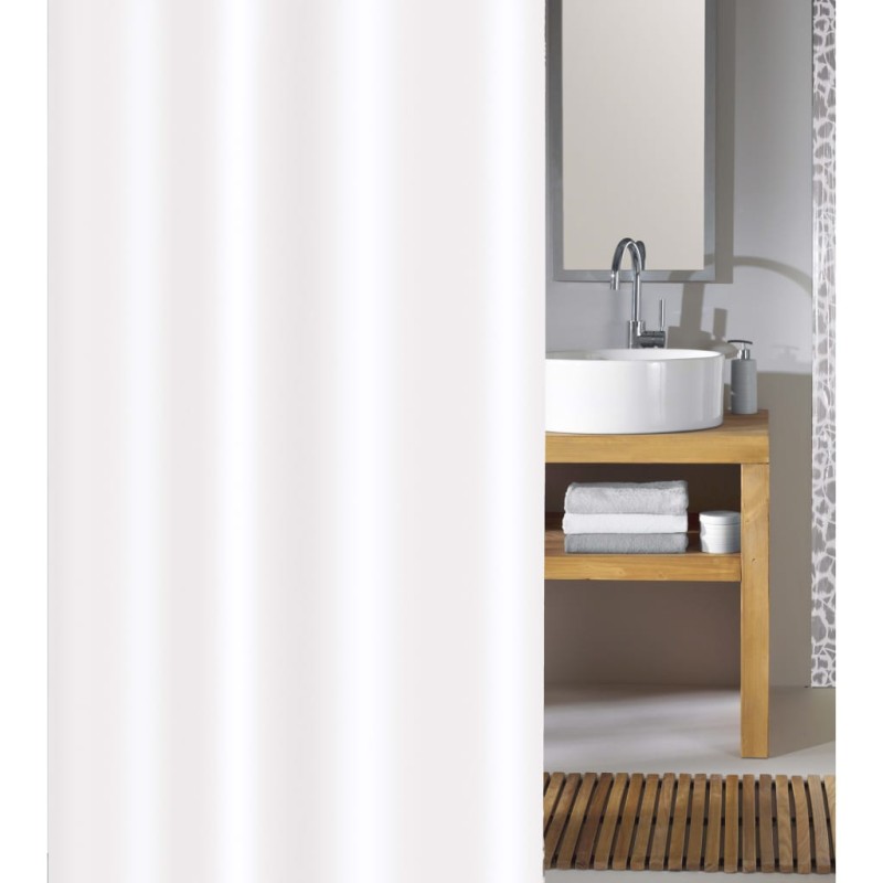 Kleine Wolke Cortina de duche Phoenix 180x200 cm branco-Cortinas para casa de banho-Home Retail