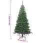 Árvore de natal artificial L, 240 cm, verde