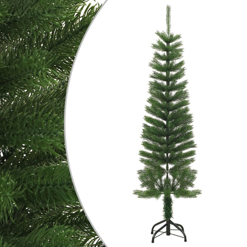 Árvore de Natal artificial fina com suporte PE 150 cm-Árvores de Natal-Home Retail