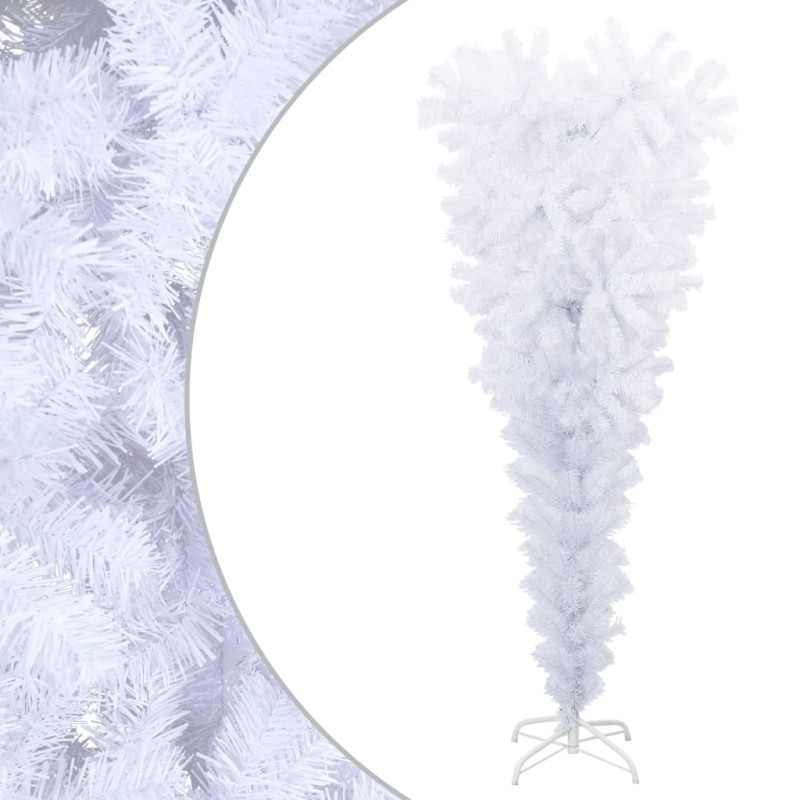 Árvore de Natal artificial invertida com suporte 120 cm branco-Árvores de Natal-Home Retail