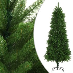 Árvore de Natal artificial agulhas realistas 240 cm verde