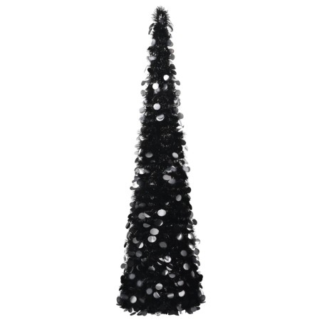 Árvore de Natal pop-up artificial 180 cm PET preto