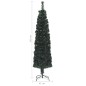 Árvore de Natal artificial fina c/ suporte 240 cm fibra ótica