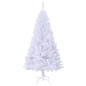 Árvore de Natal artificial com ramos grossos 120 cm PVC branco