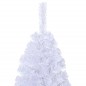 Árvore de Natal artificial com ramos grossos 120 cm PVC branco