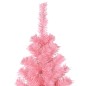 Árvore de Natal artificial com suporte 180 cm PVC rosa