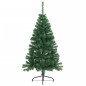 Meia árvore de Natal artificial com suporte 150 cm PVC verde