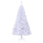 Árvore de Natal artificial com ramos grossos 150 cm PVC branco