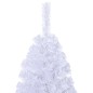 Árvore de Natal artificial com ramos grossos 150 cm PVC branco