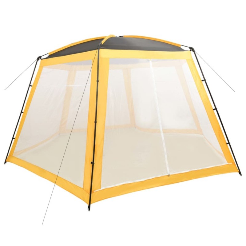 Tenda para piscina 590x520x250 cm tecido amarelo-Acessórios para piscinas e spa-Home Retail