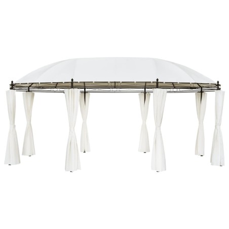 Gazebo branco-nata 530 x 350 x 265 cm