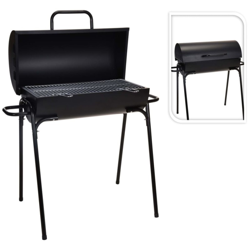 ProGarden Barbecue cilíndrico a carvão 33 cm de diâmetro-Churrasqueiras de exterior-Home Retail