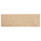 Tapetes escada adesivos aspeto sisal 15pcs 65x21x4cm bege-claro