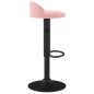 Bancos de bar 2 pcs veludo rosa