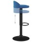 Bancos de bar 2 pcs veludo azul