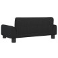 Cama para cães 70x45x30 cm tecido preto